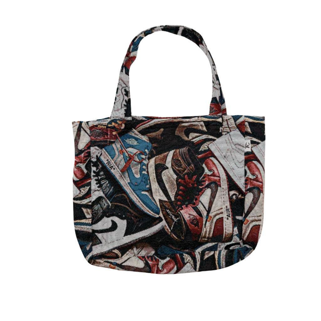 SHOEHEAD TAPESTRY TOTEBAG