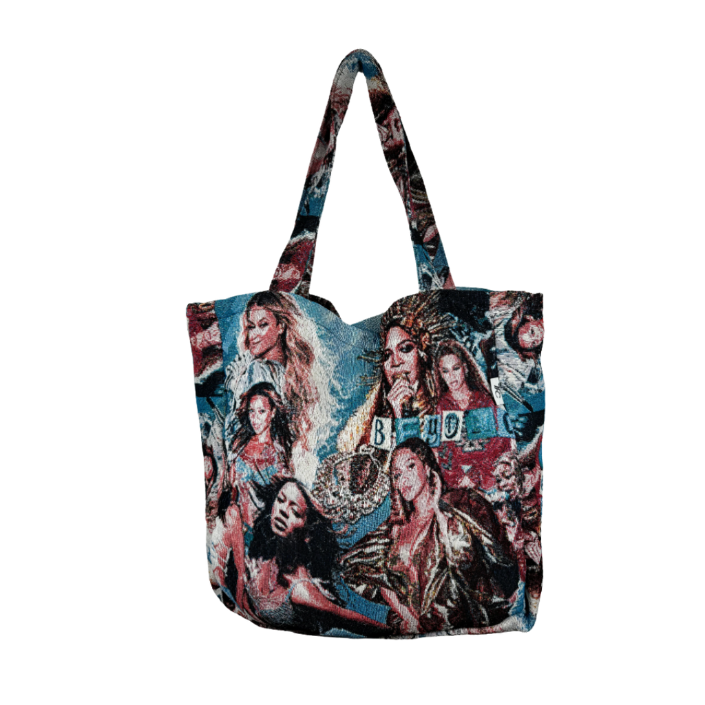 QUEEN B TAPESTRY TOTEBAG