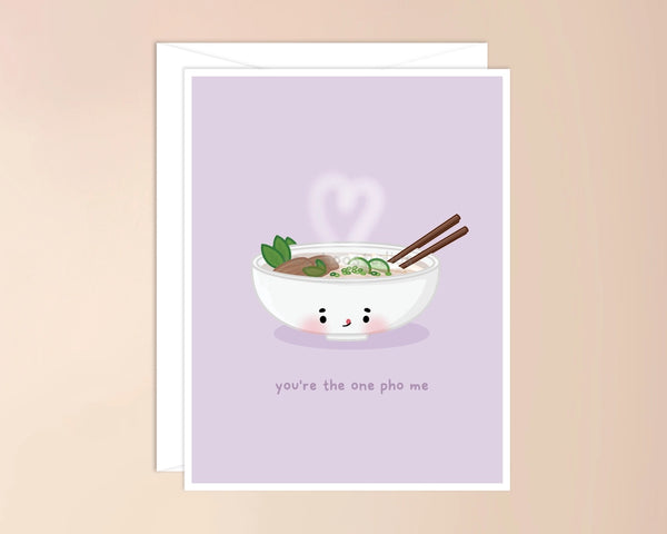 YOU'RE THE ONE PHO ME CARD