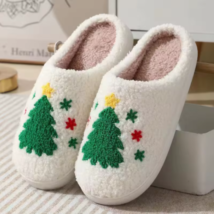 CHRISTMAS TREE SLIPPERS