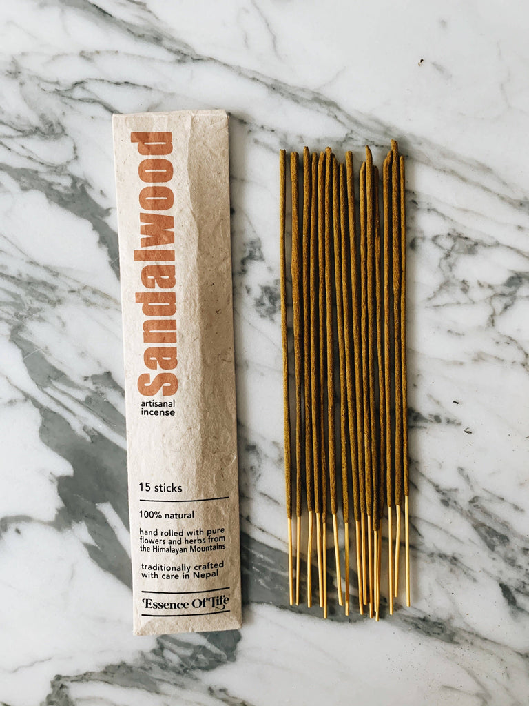 NATURAL ARTISANAL INCENSE - SANDALWOOD