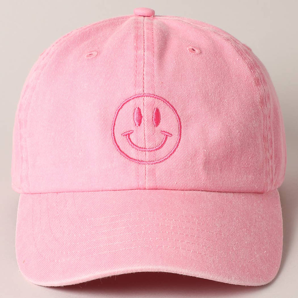 HAPPY FACE BASEBALL CAP