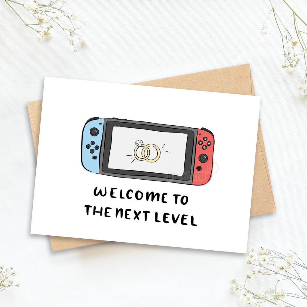 WELCOME TO THE NEXT LEVEL CARD
