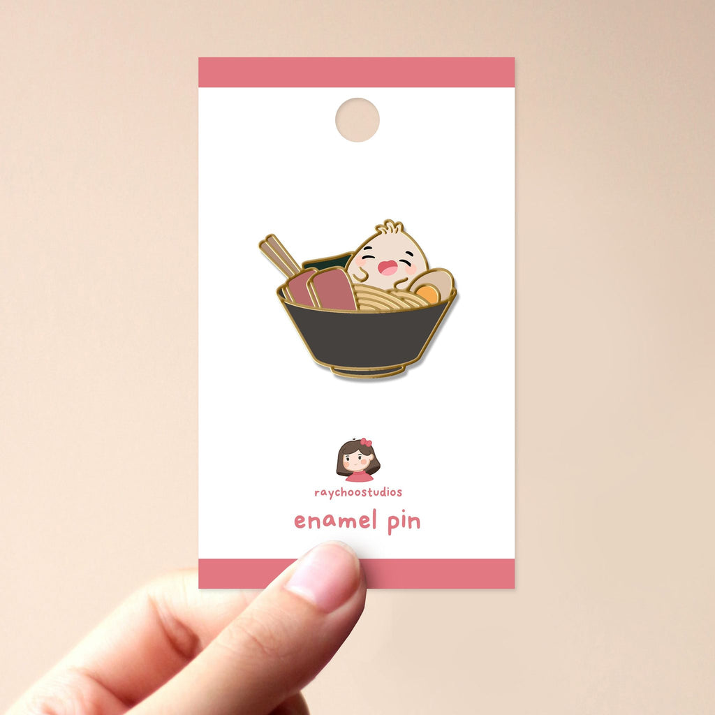 CHEWY X RAMEN ENAMEL PIN - 1