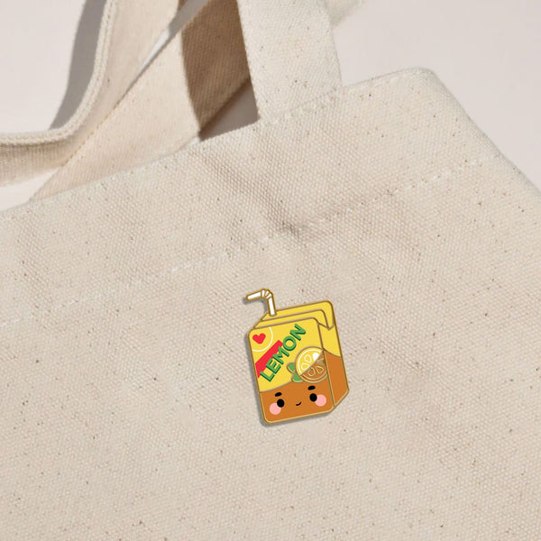 LEMON TEA ENAMEL PIN - 2