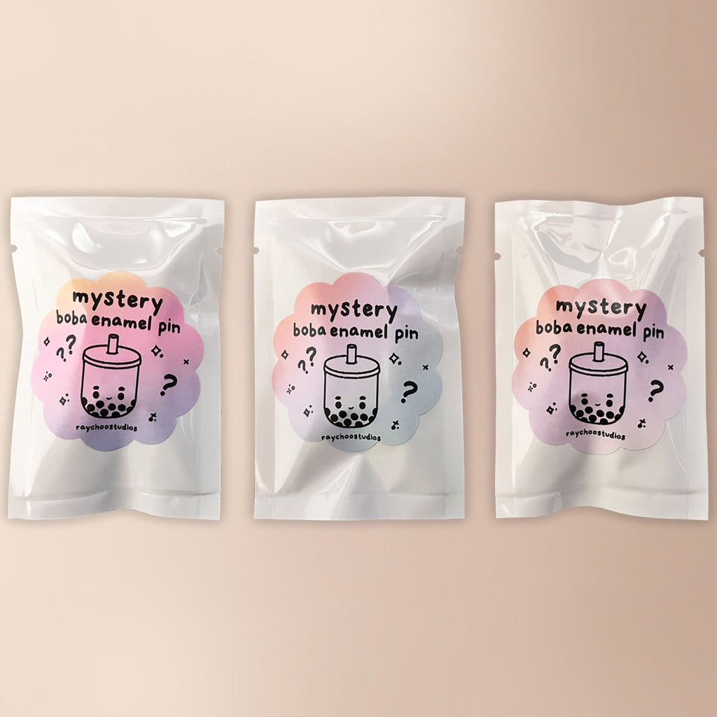 MYSTERY BOBA ENAMEL PIN - 1
