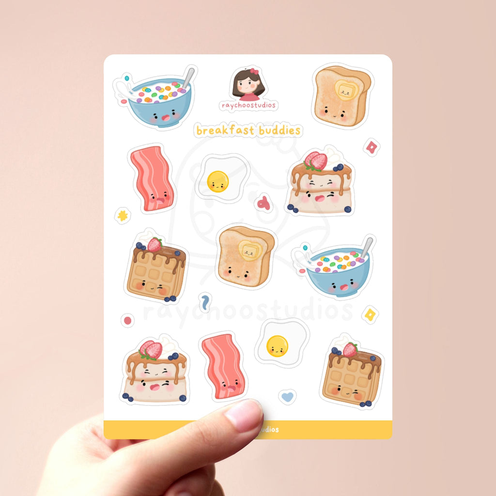 BREAKFAST BUDDIES STICKER SHEET - 1