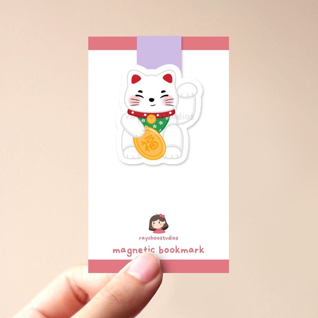 LUCKY CAT MAGNETIC BOOKMARK - 1
