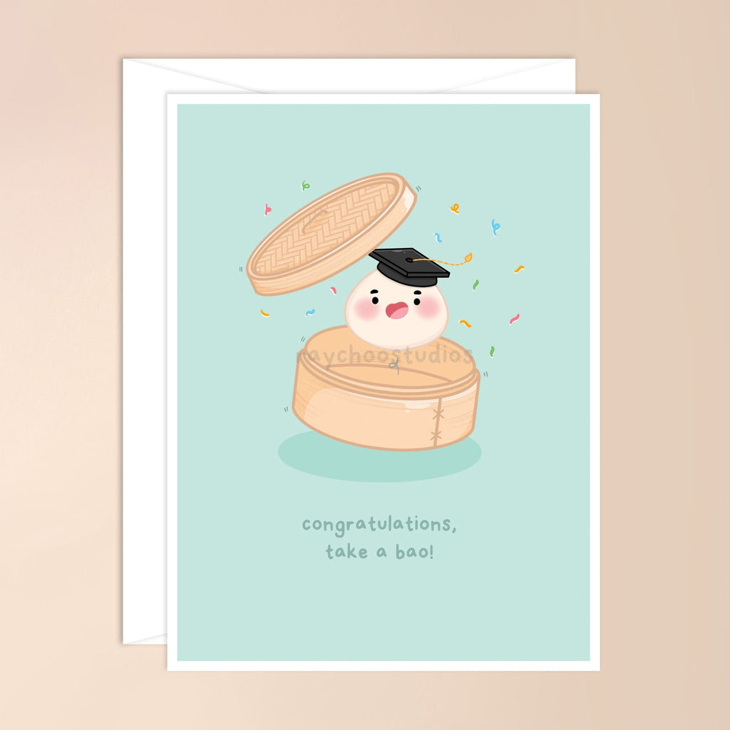 CONGRATULATIONS, TAKE A-BAO GRADUATION CARD - 1