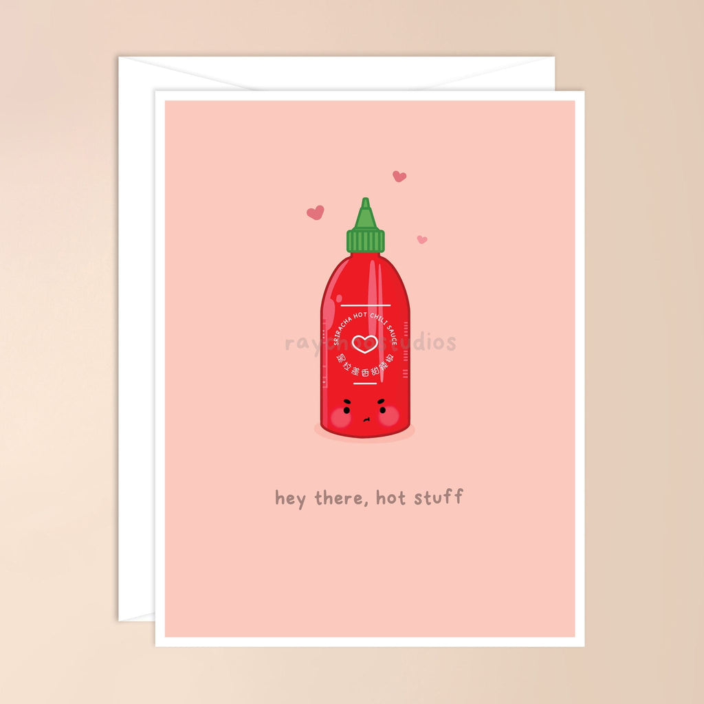 HEY THERE, HOT STUFF GREETING CARD - 1