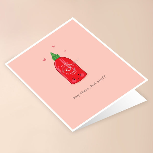 HEY THERE, HOT STUFF GREETING CARD - 2
