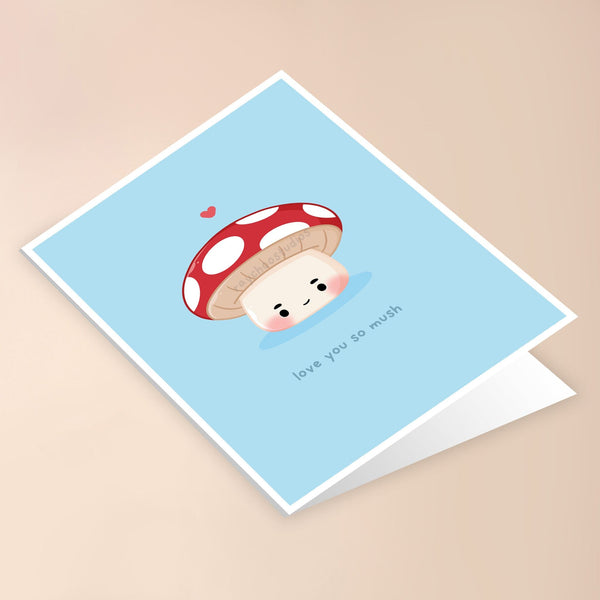 LOVE YOU SO MUSH GREETING CARD - 2