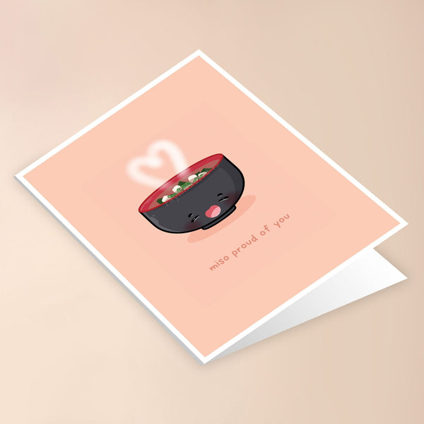 MISO PROUD OF YOU GREETING CARD - 2