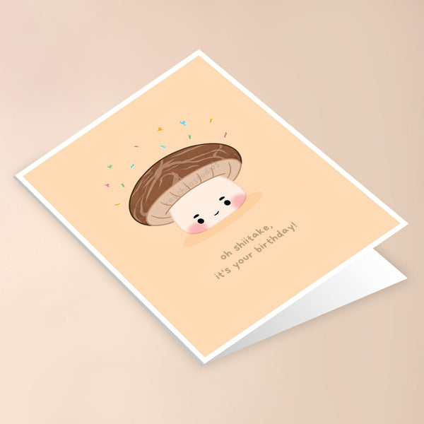 OH SHIITAKE, IT'S YOUR BIRTHDAY CARD - 2