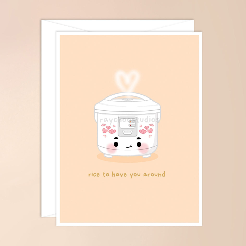 RICE TO HAVE YOU AROUND GREETING CARD - 1