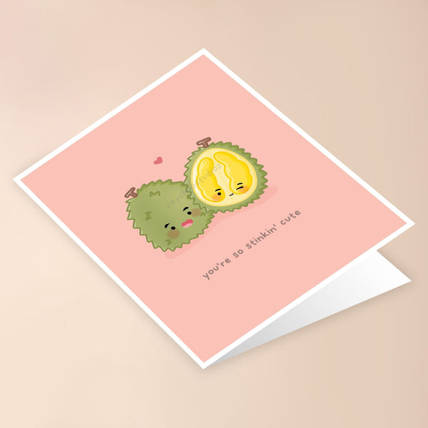 YOU'RE SO STINKIN' CUTE GREETING CARD - 2