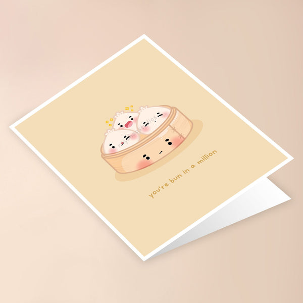 YOU'RE BUN IN A MILLION GREETING CARD - 2