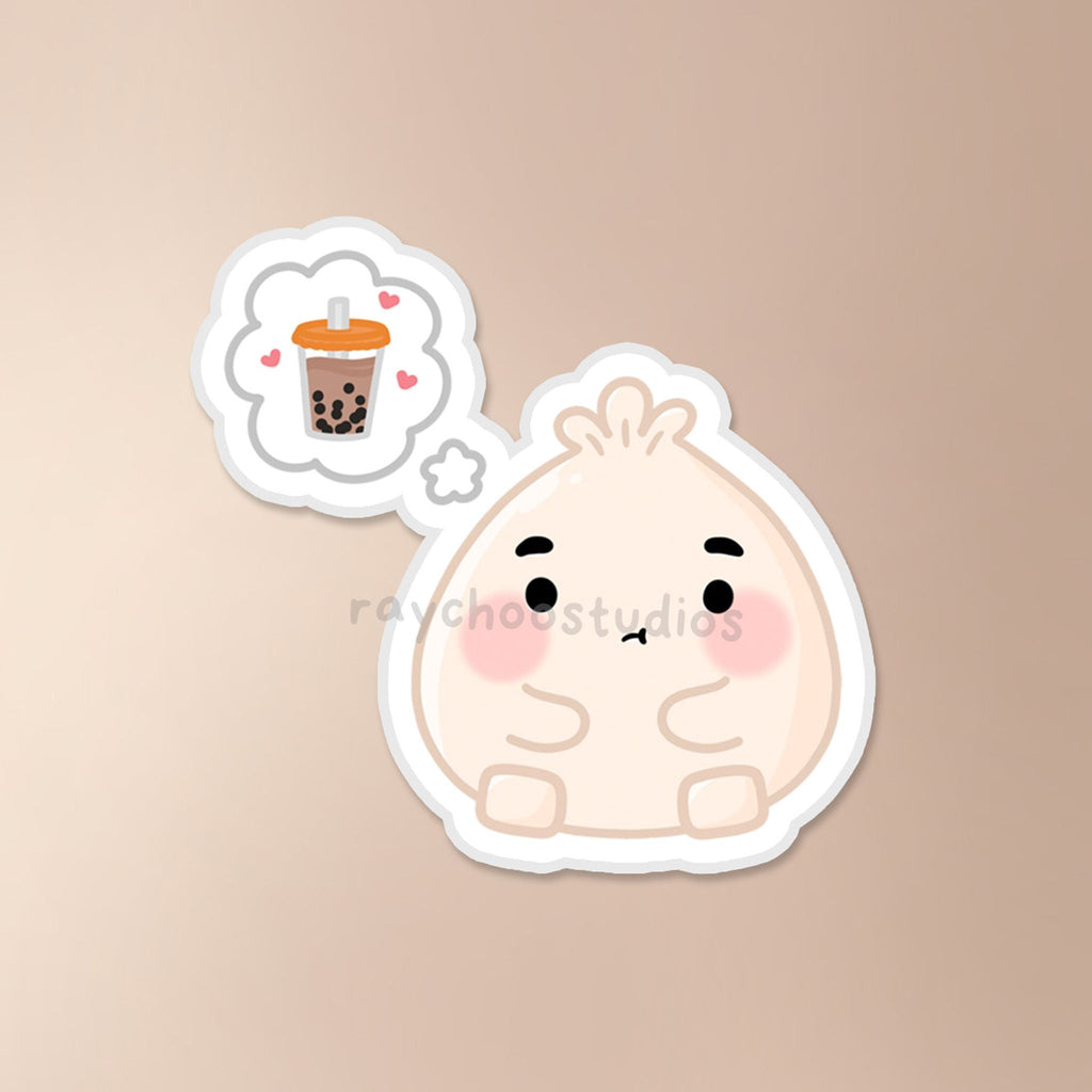 CHEWY X BOBA THINK VINYL STICKER - 1