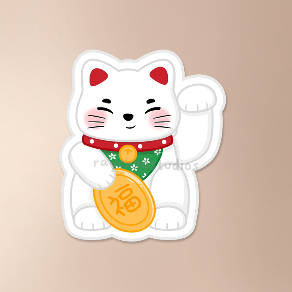 LUCKY CAT VINYL STICKER - 1