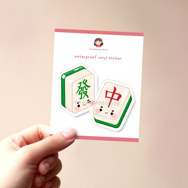 MAHJONG VINYL STICKER - 2