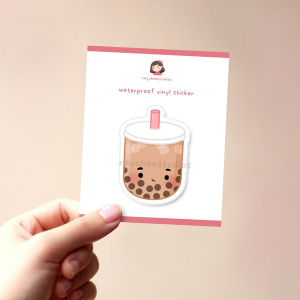 MILK TEA BOBA VINYL STICKER - 2