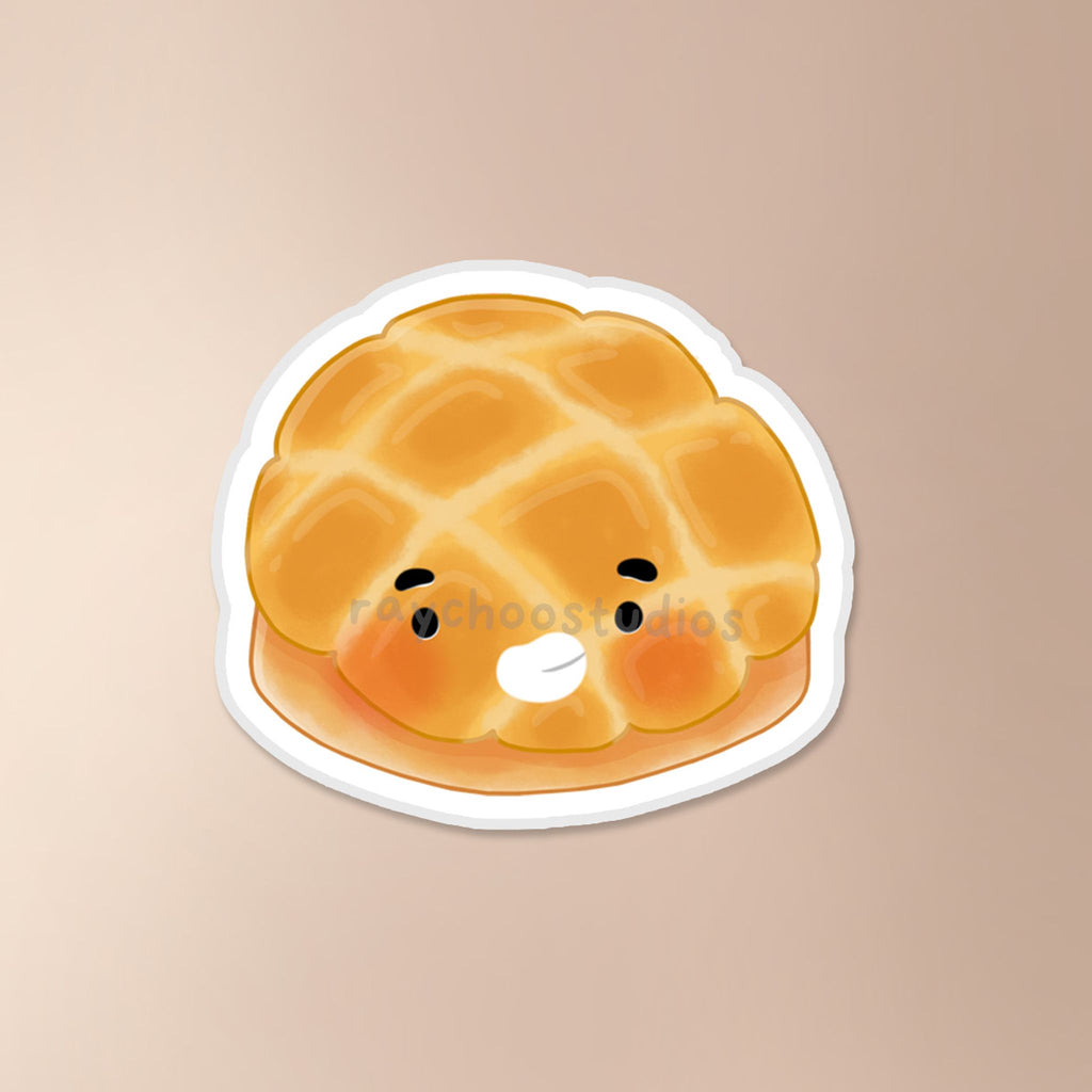 PINEAPPLE BUN VINYL STICKER - 1