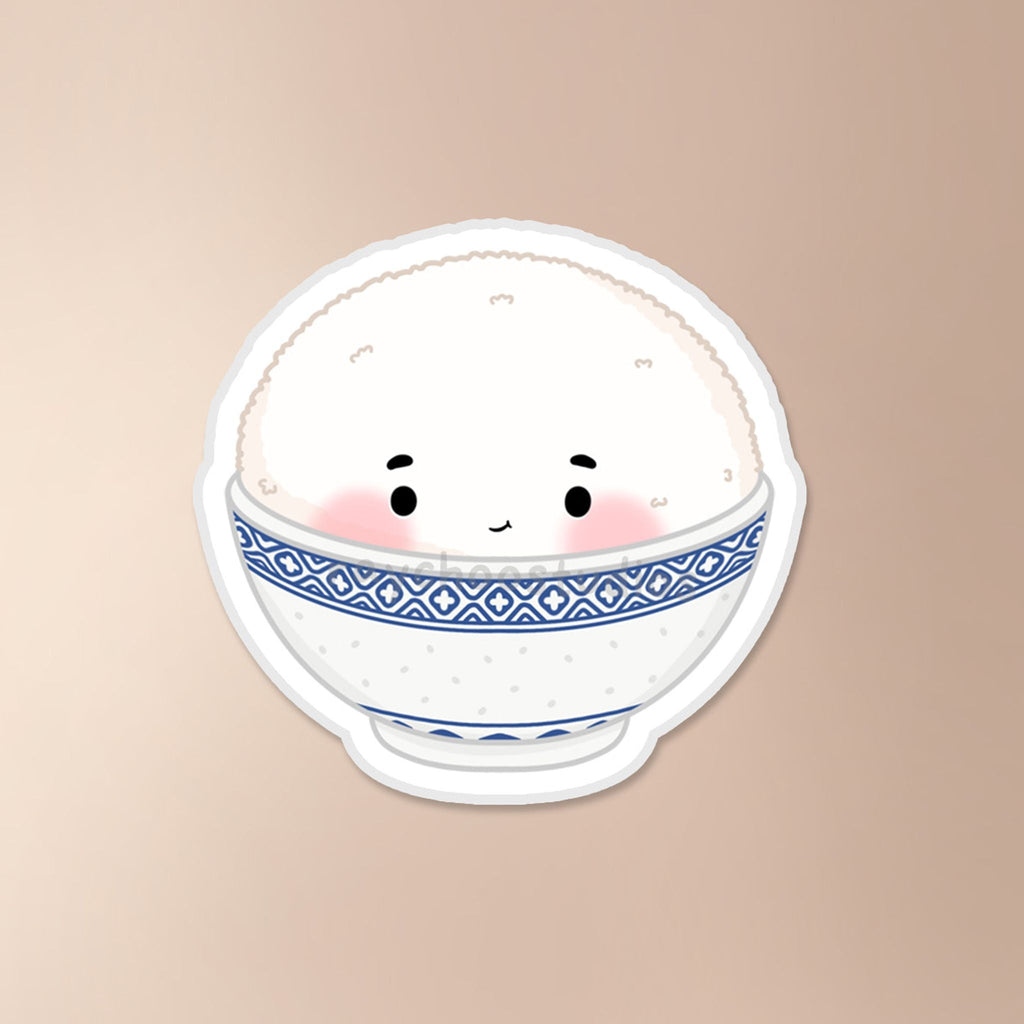 RICE BOWL VINYL STICKER - 1