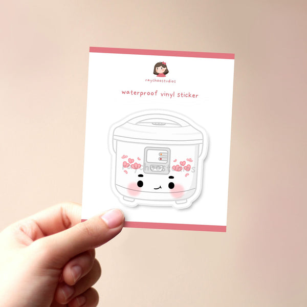 RICE COOKER VINYL STICKER - 2