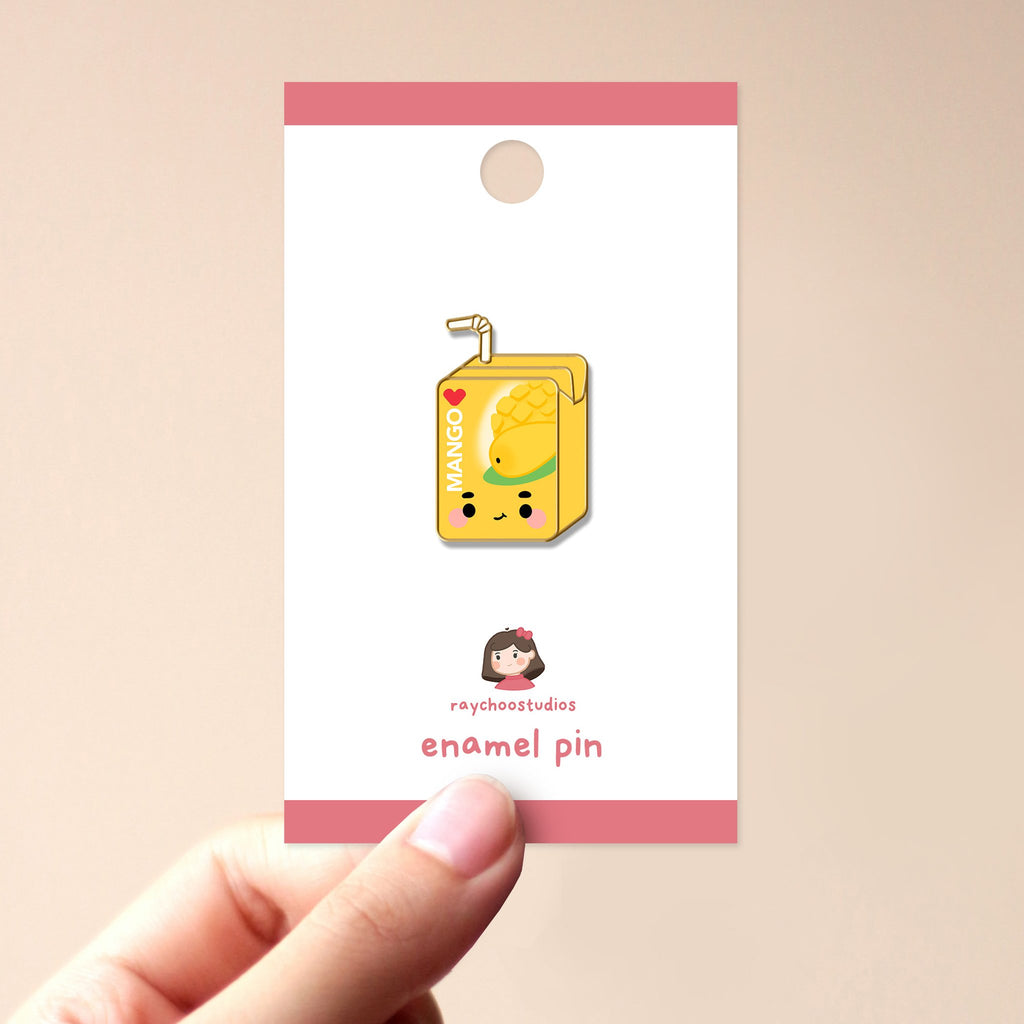 MANGO JUICE ENAMEL PIN - 1