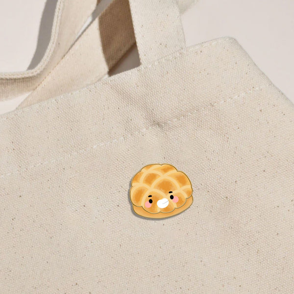 PINEAPPLE BUN ENAMEL PIN - 2