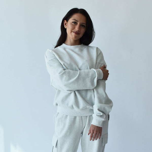 OVERSIZED CREWNECK - CLOUD - 2