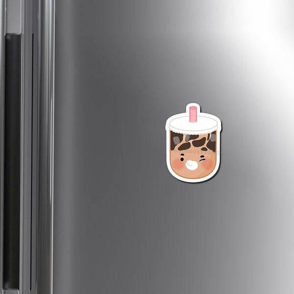 GRASS JELLY BOBA FRIDGE MAGNET - 2