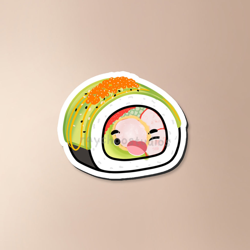 GREEN DRAGON ROLL FRIDGE MAGNET - 1