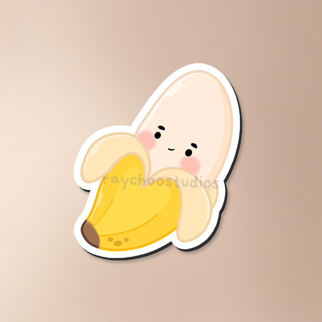 PEELED BANANA FRIDGE MAGNET - 1