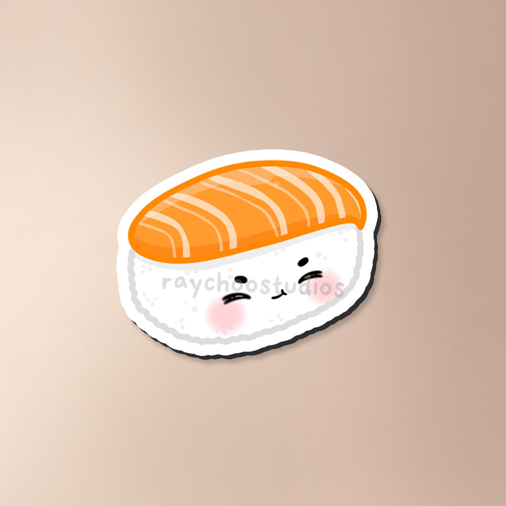 SALMON NIGIRI FRIDGE MAGNET - 1