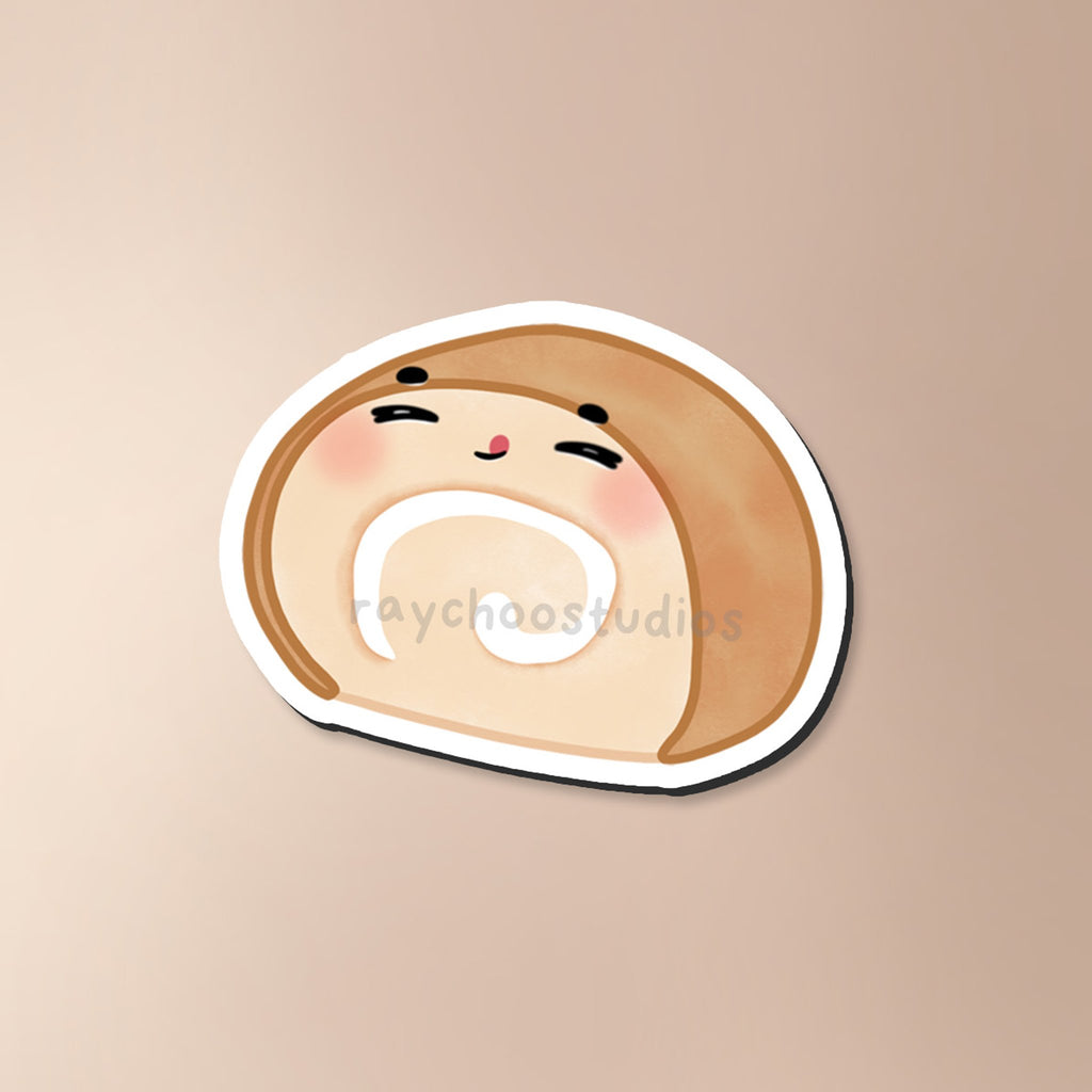 SWISS ROLL - PLAIN FRIDGE MAGNET - 1