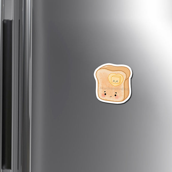 TOAST AND BUTTER FRIDGE MAGNET - 2