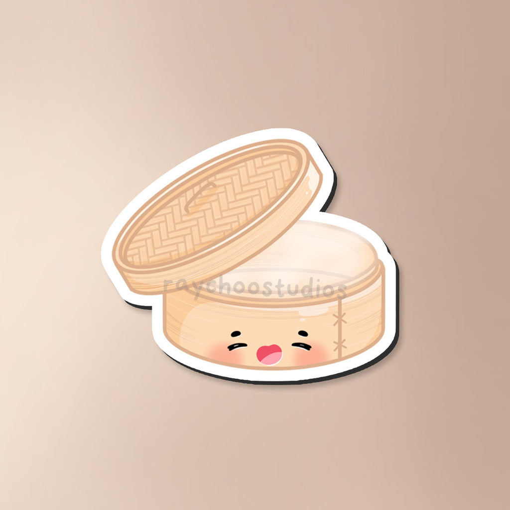 BAMBOO STEAMER FRIDGE MAGNET - 1