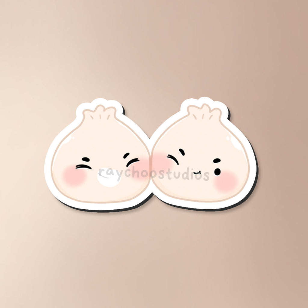DUMPLING PAIR FRIDGE MAGNET - 1