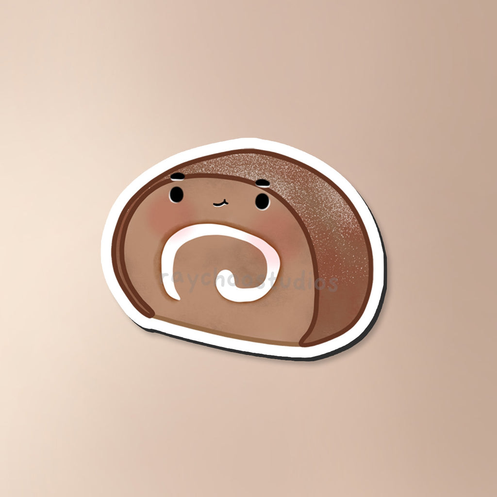 SWISS ROLL - CHOCOLATE FRIDGE MAGNET - 1