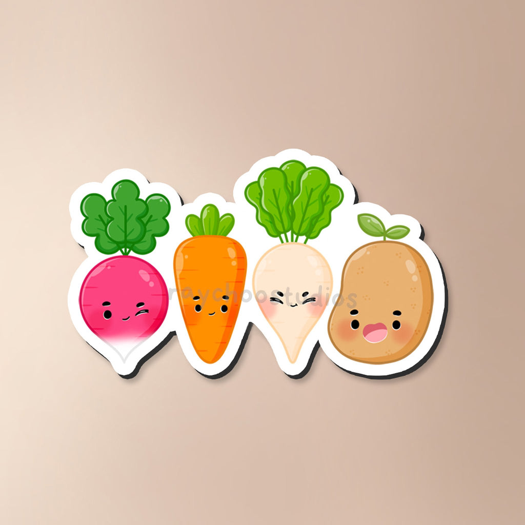 ROOT VEGETABLES FRIDGE MAGNET - 1