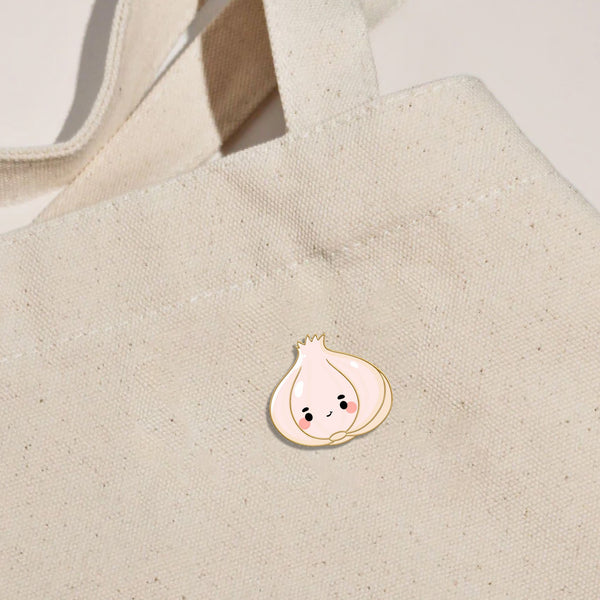 GARLIC ENAMEL PIN - 2