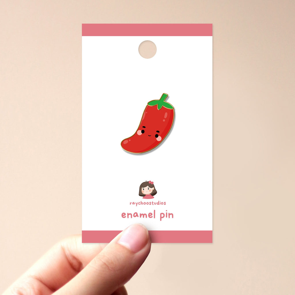 HOT PEPPER ENAMEL PIN - 1