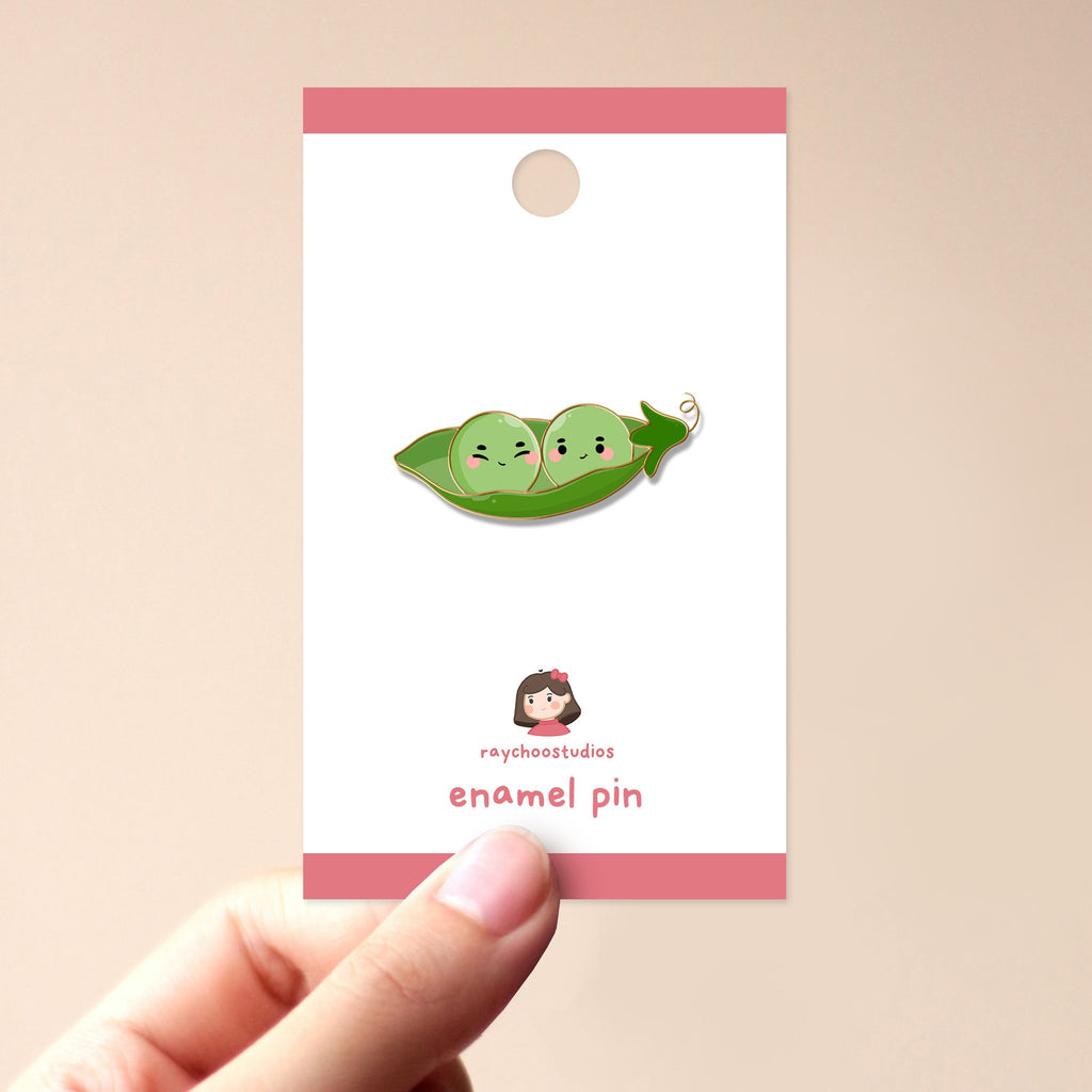 PEAS ENAMEL PIN - 1