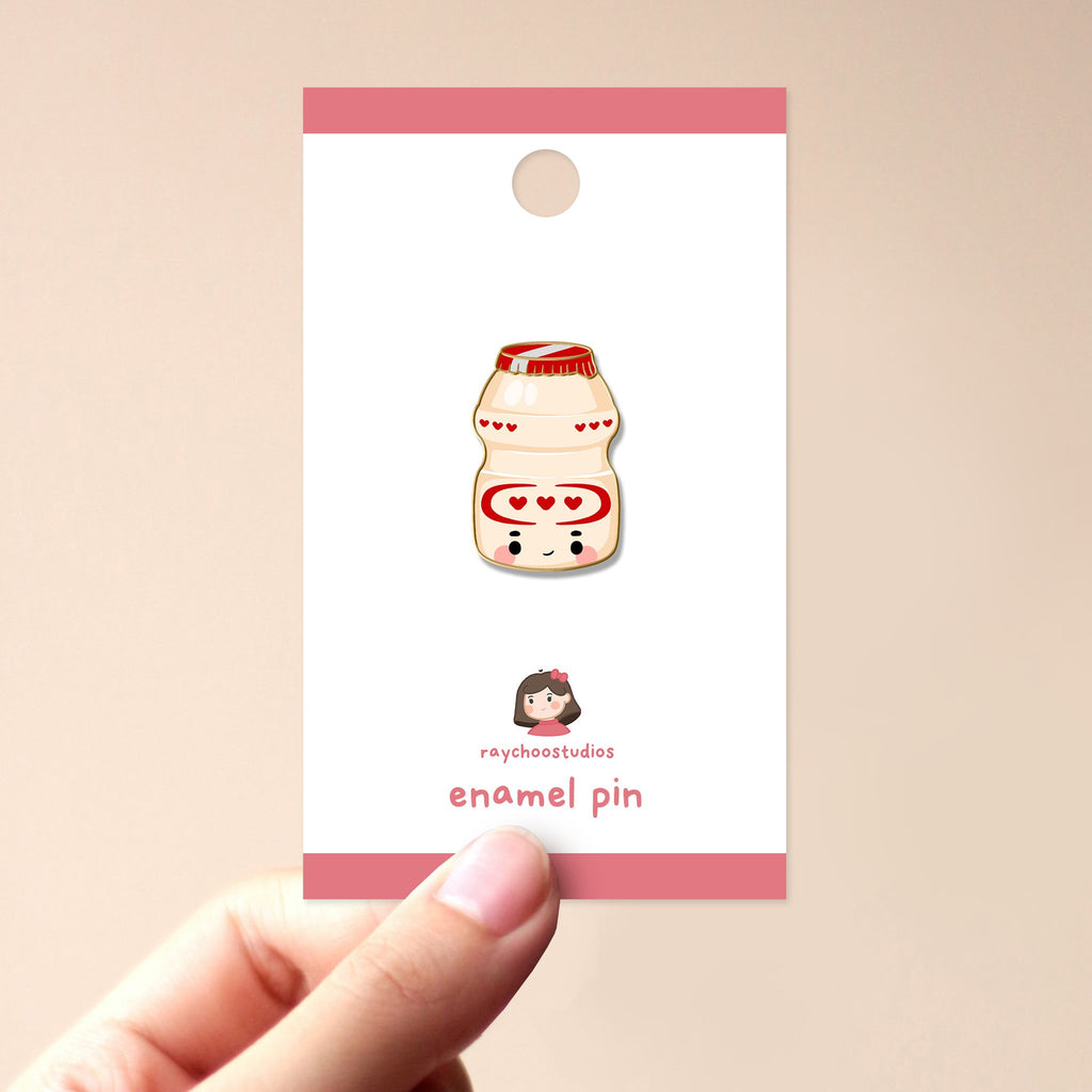 YAKULT ENAMEL PIN - 1