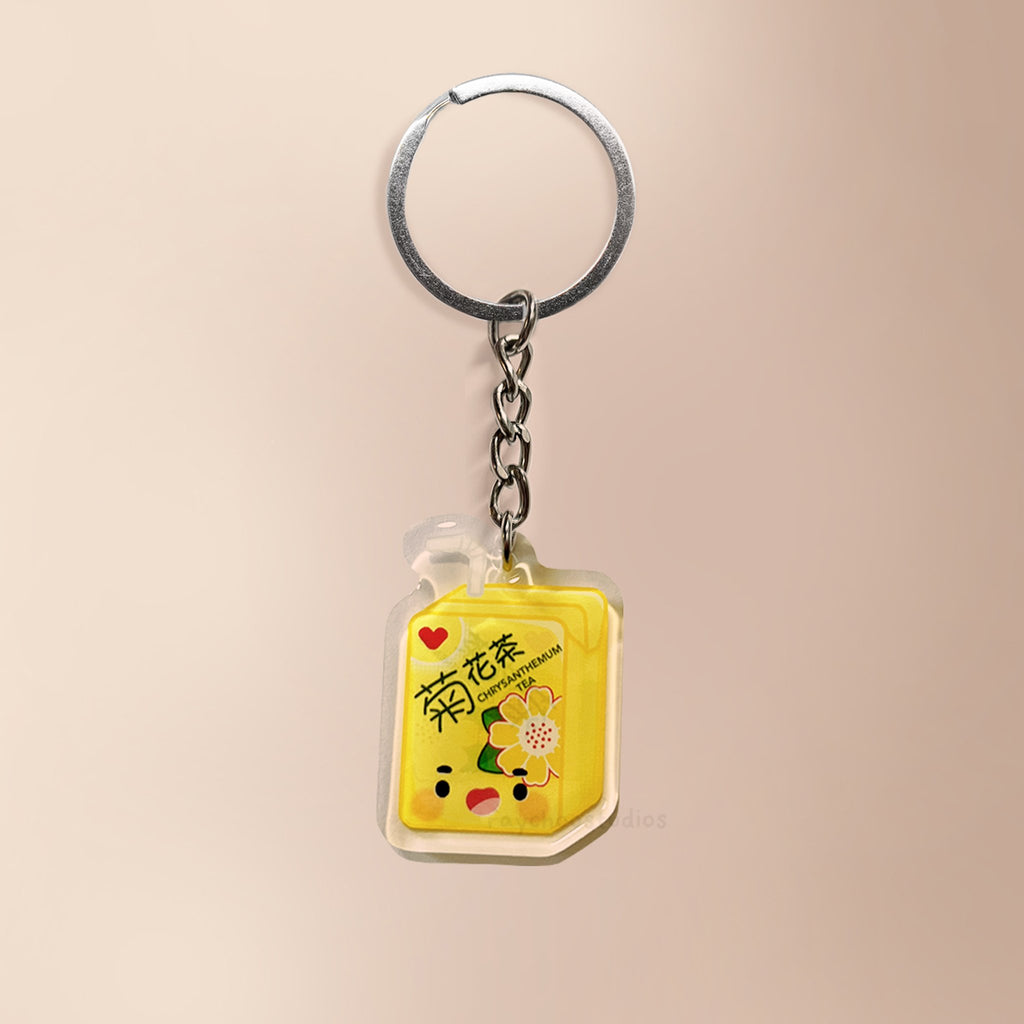 CHRYSANTHEMUM KEYCHAIN - 1