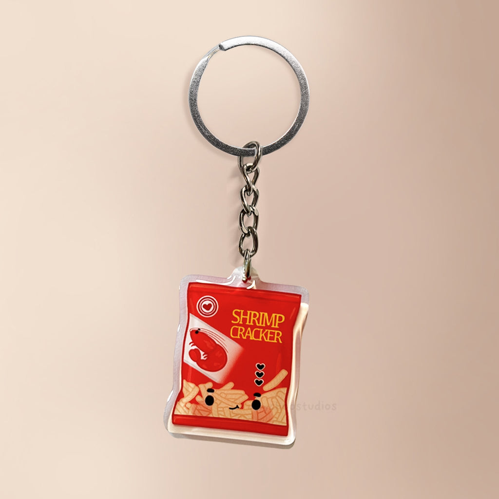 SHRIMP CRACKER KEYCHAIN - 1