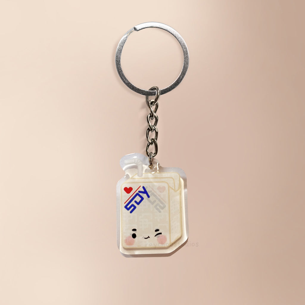 SOY MILK KEYCHAIN - 1