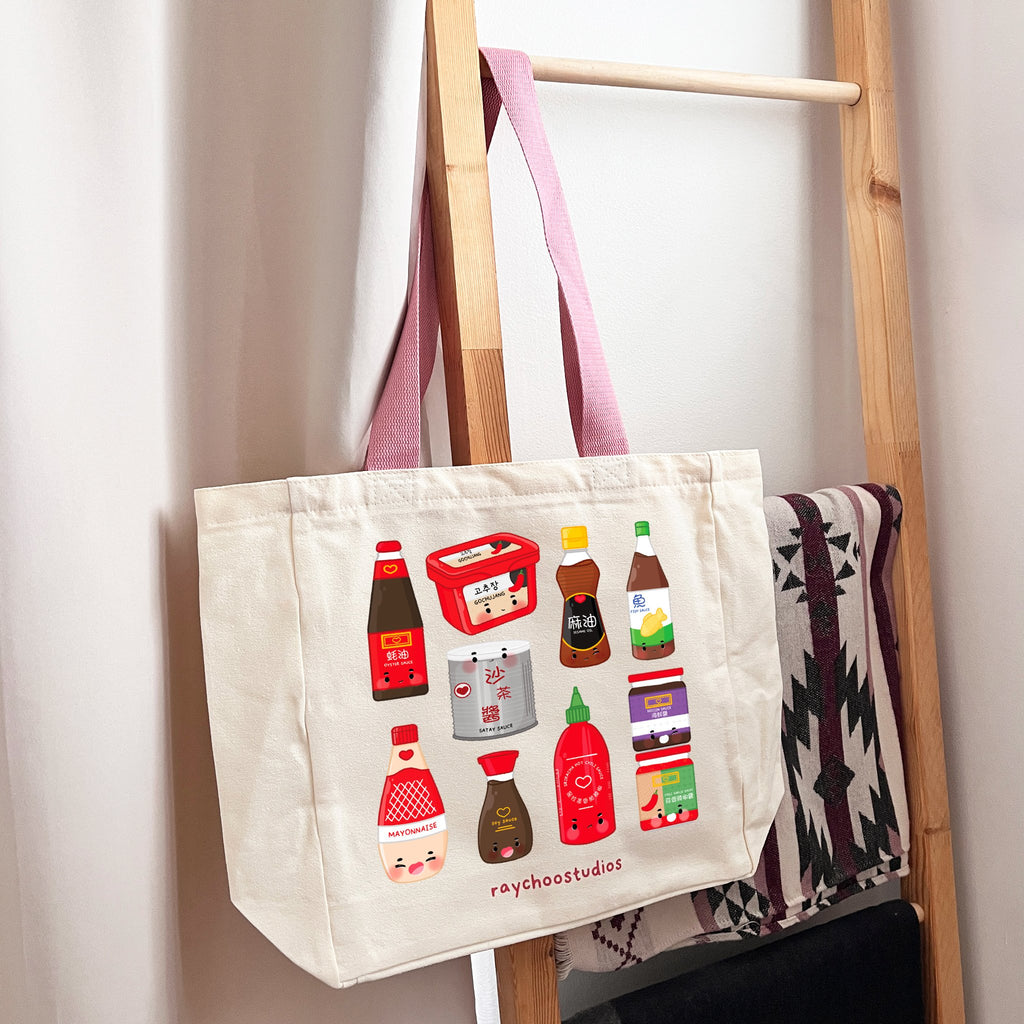 ASIAN SAUCES TOTE BAG - 1