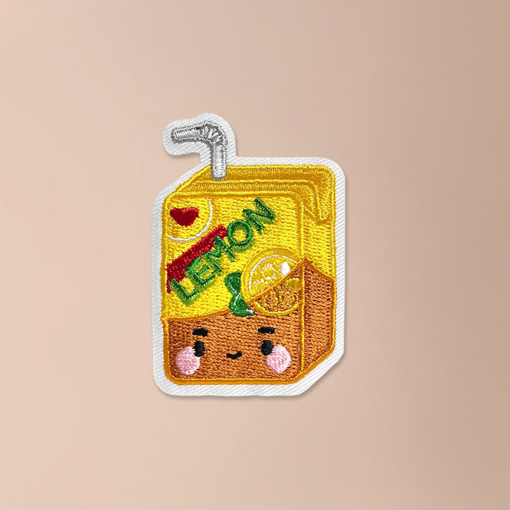 LEMON TEA EMBROIDERY PATCH - 1